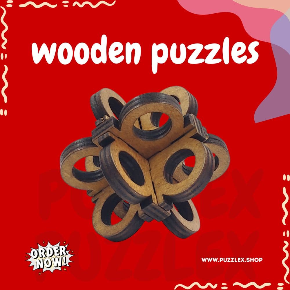 Wooden Puzzle 6ps - Gallery Image 7
